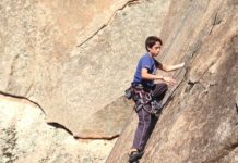 Escalando en la Pedri