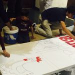 Preparando el teatro
