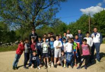 La primera acampada de los de 4º